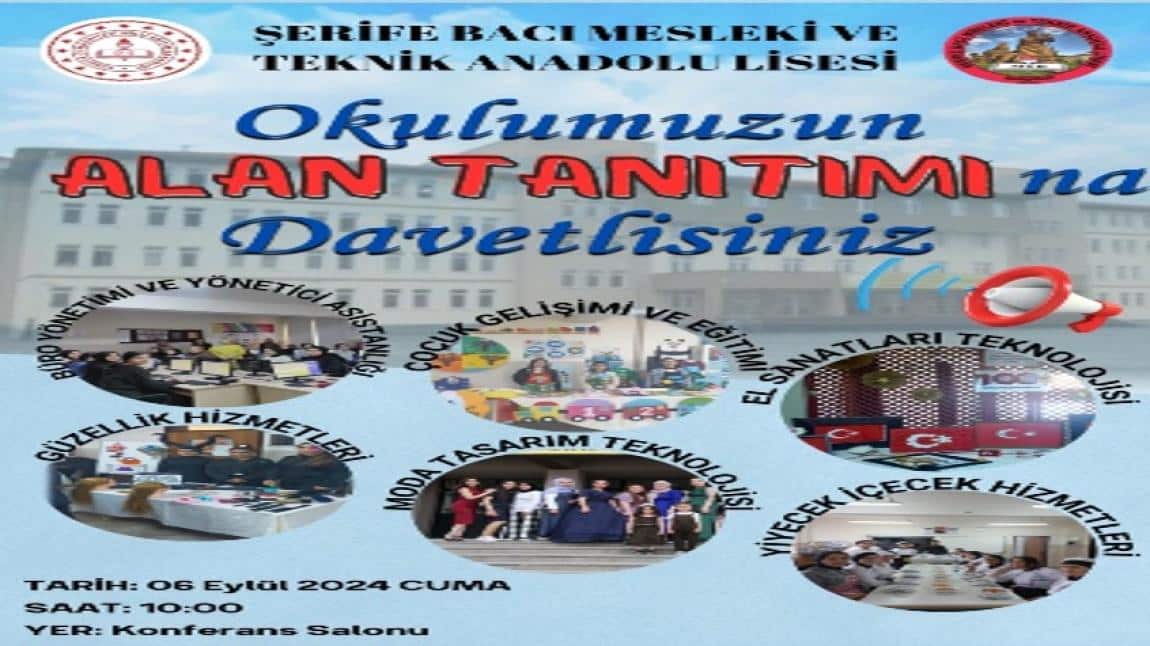 2024-2025 EĞİTİM ÖĞRETİM YILI ALAN TANITIMI PROGRAMI