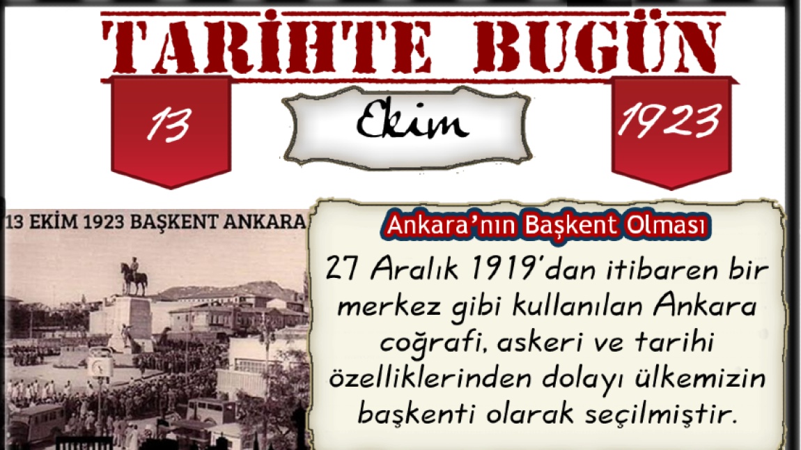 Ankara'nın Başkent Oluşu Kutlama Programı